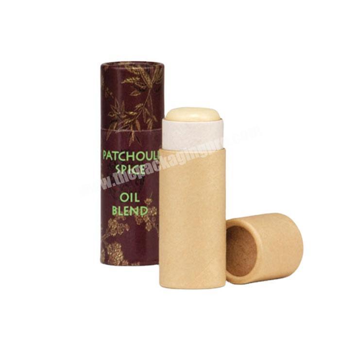 Eco Friendly Custom Logo cardboard push up deodorant containers paper tube for paper tube for deodorant with printing