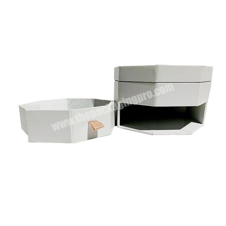 Custom Elegant Drawer Box Pendant Stud Ring Gift Box Unique Jewelry Packing Box Kraft Paper Accept CN;GUA Carton /