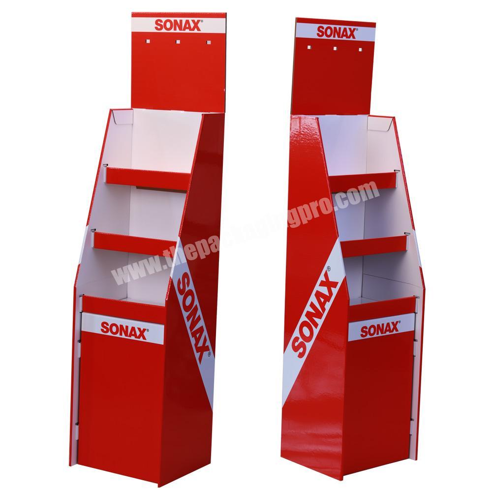 Custom High Quality Recyclable Paper Material POP Cardboard Display Stand