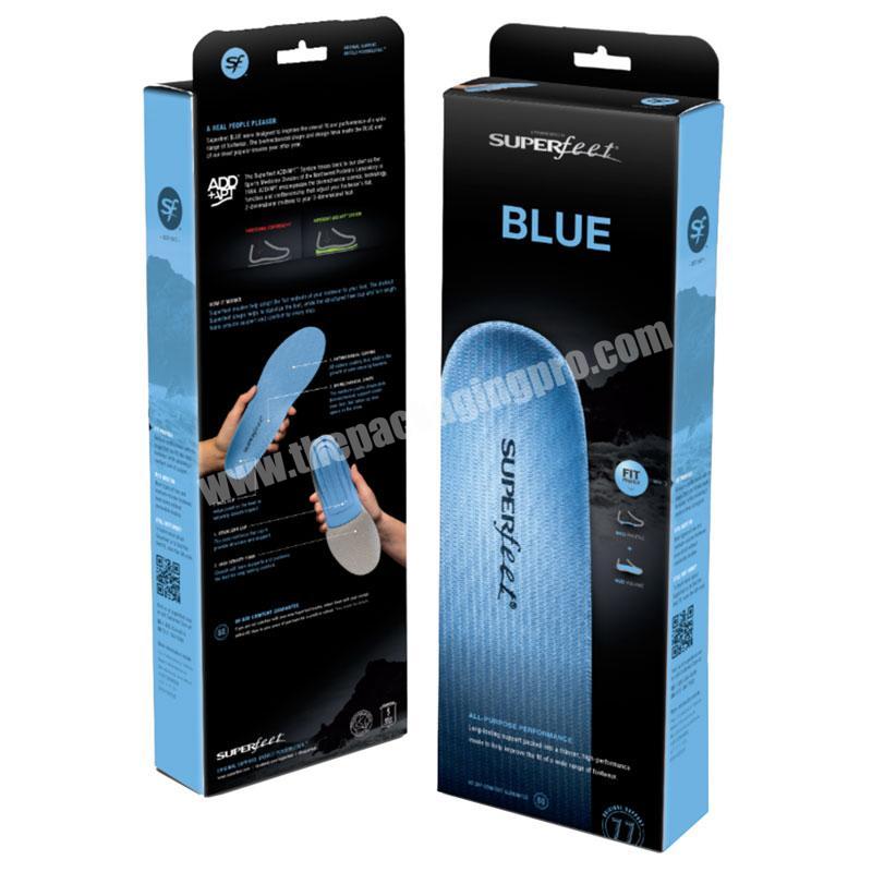 Custom Insole packaging with your own logo