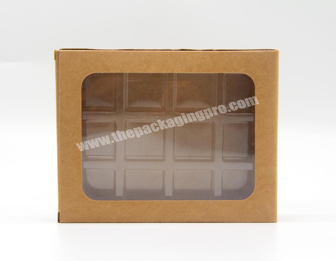 Custom Kraft paper material drawer wax melt paper packaging boxes sets for candy