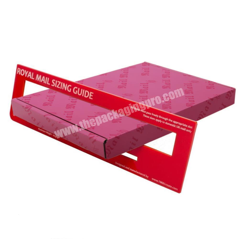 Custom Large Size Plain Letter Shipping Mailing Box Postage Small Thin Pip Letterbox Slim Cardboard Letter Box Packaging
