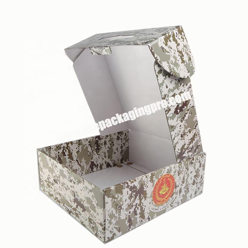 Elegant custom printed hair extension folding paper box