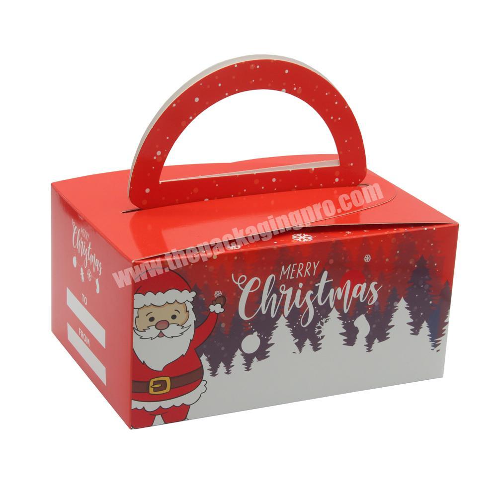 Custom Logo Printed Christmas artisan candy favour boxes