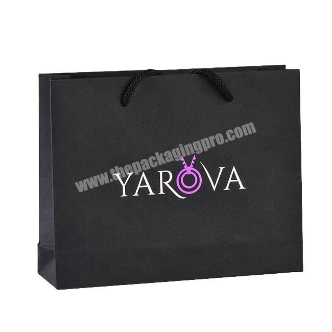 Custom Logo Printed Luxury Clothing Retail Bag Packing Gift Bag Shopping Packaging Paper Bags With Handles For Clothes