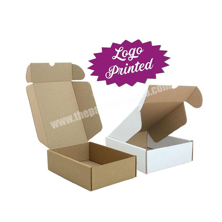 Custom Logo Printed Shipping Supplies Boxes Cardboard Mailing Boxes Packaging Corrugated carton Postal Kraft Box