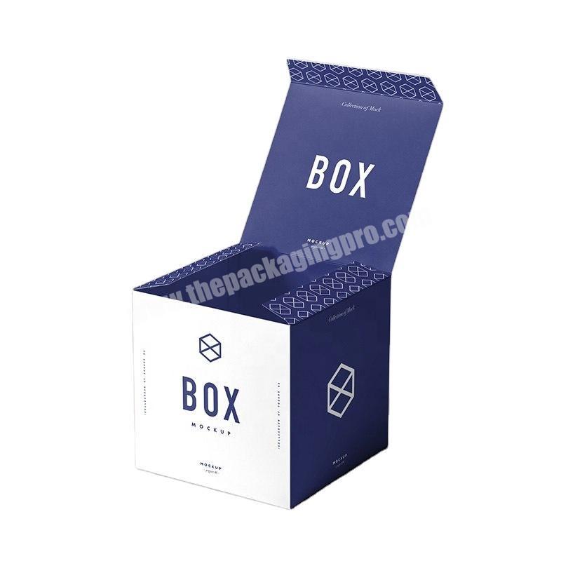 Custom Logo Printed Skincare Bottles Or Jars Luxury Packaging Paper Cosmetic Box