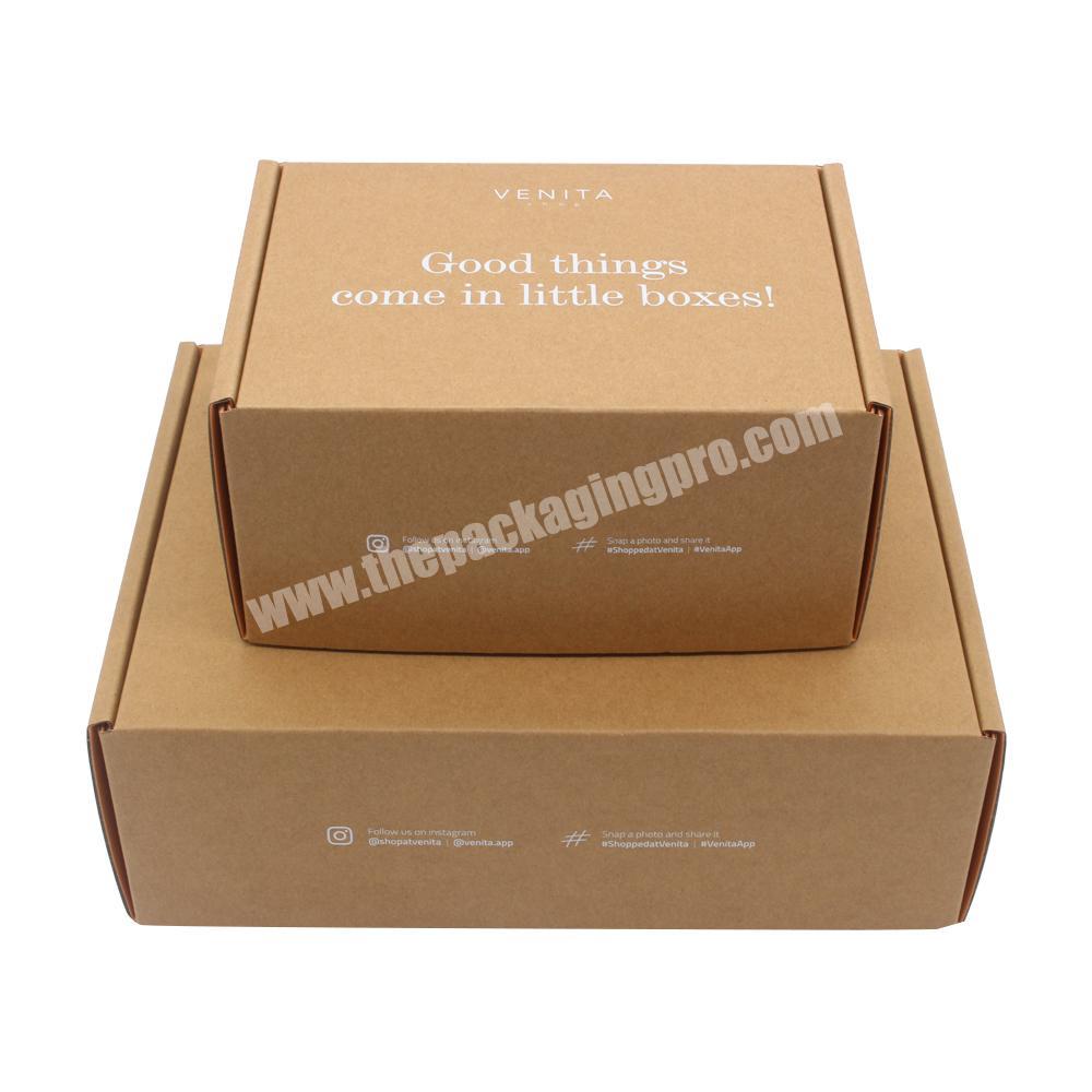 Custom Logo Printing environmentally friendly recyclable transport box a carton gift box
