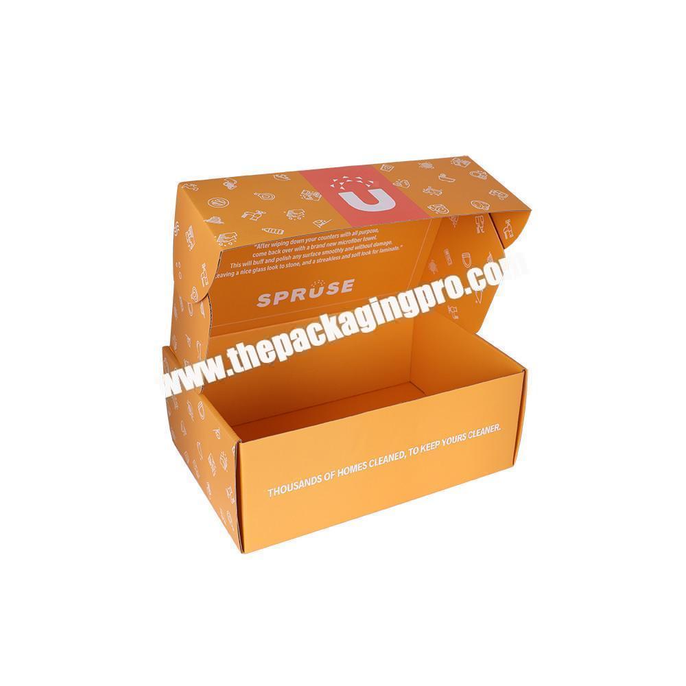 Custom made corrugated paper mailer box, paper glossy eyelash shipping box packaging
