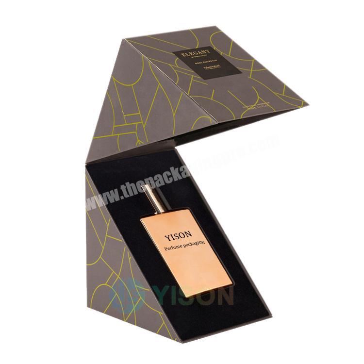 Custom Logo printing Rigid Paper roller bottle packaging box Luxury purfume perfume bottle with box packaging