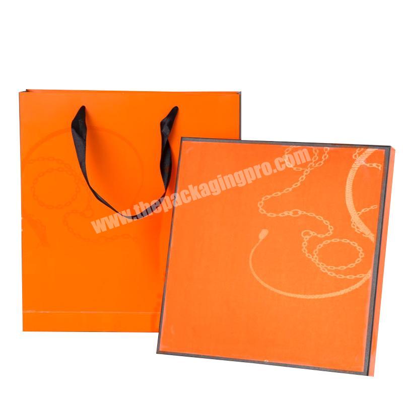 Custom Luxury Handmade Gift Packaging Hot Sale Scarf Gift Box Packaging Cloth Shirt Paper Packaging Box