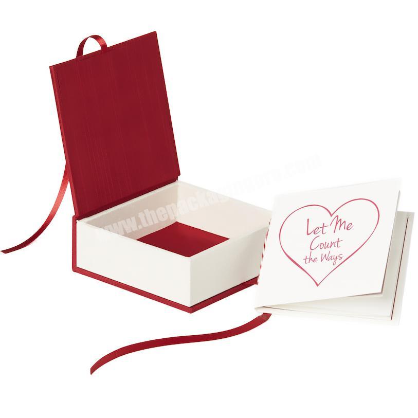 Custom Luxury Private Label Empty Jewelry Valentines Day Gift Boxes For Valentine