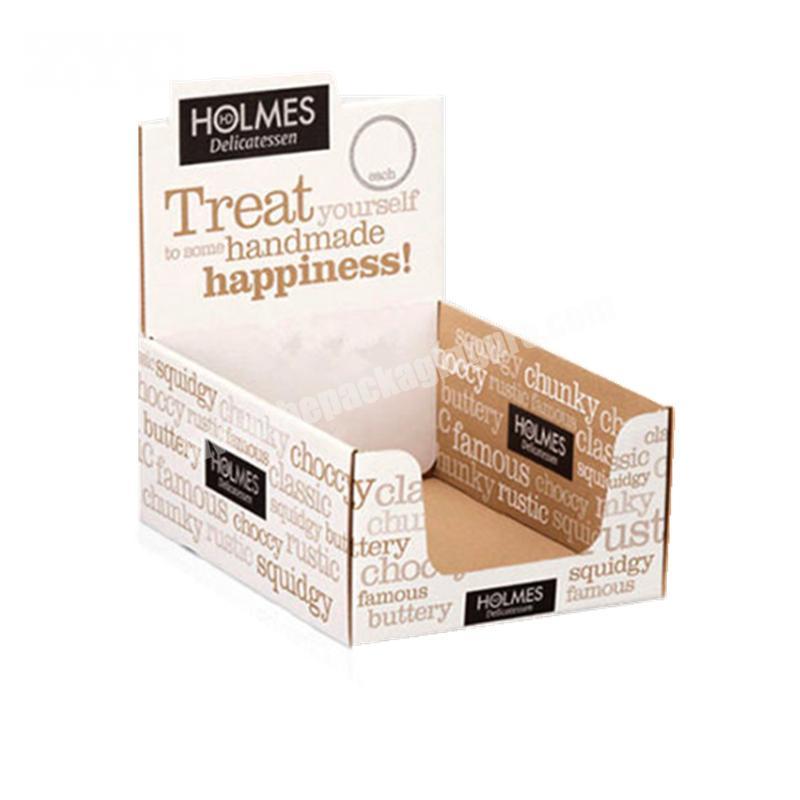 Custom Made Advertising POP Cardboard Shipping Display Box for Snacks