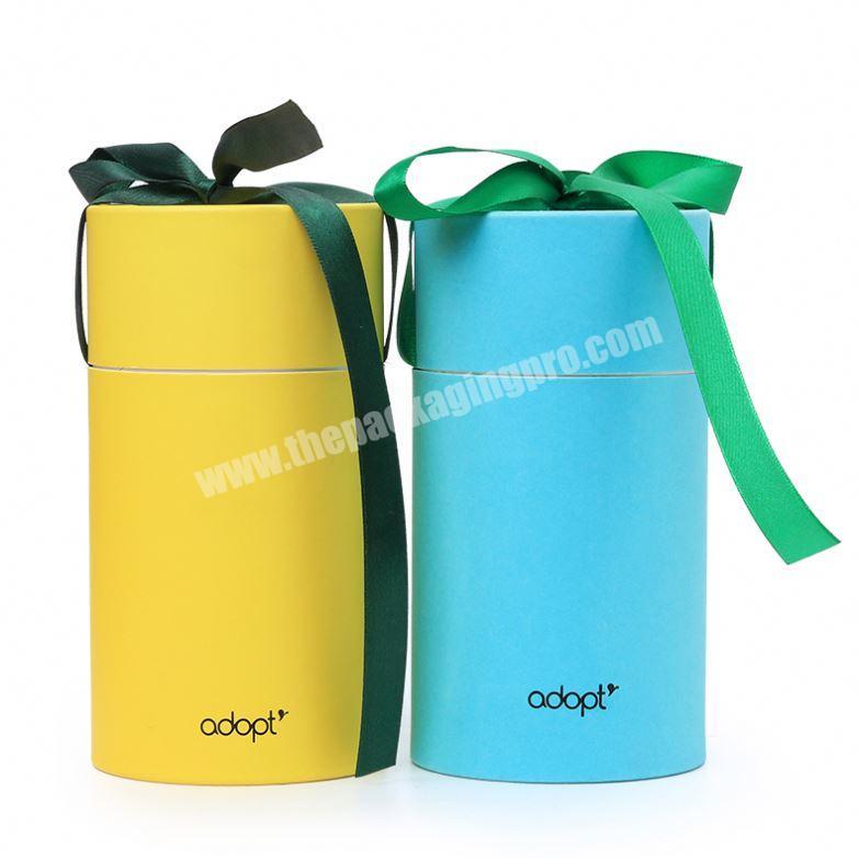 Custom Made New Design Round Paper Tube Packaging For Candle