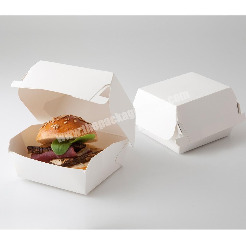 Custom Paper Logo Printed Cardboard Box For Hamburger
