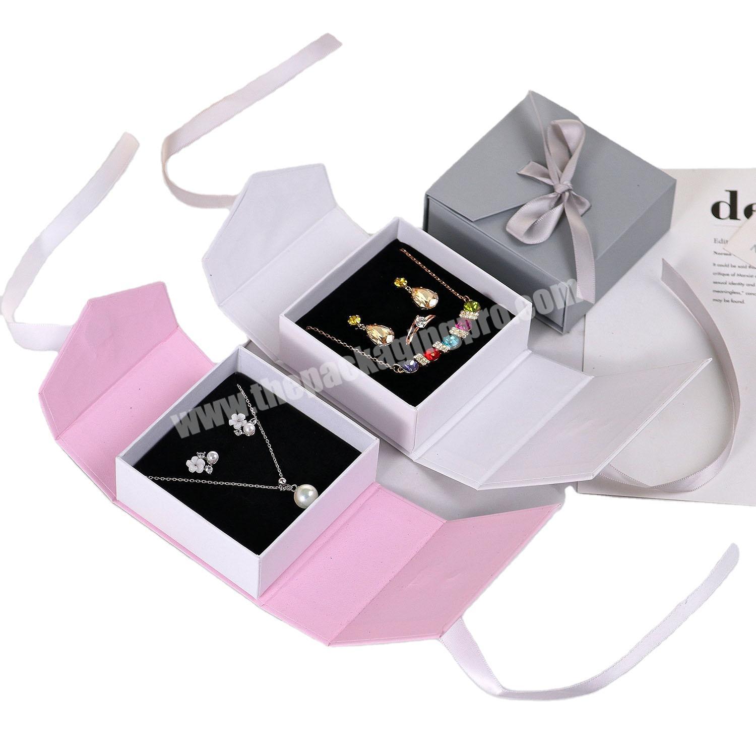 Custom Printing Best craft  luxury Jewellery Packaging Paper Ring Box gift box