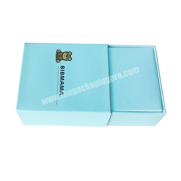 Factory Custom Printing New Product White Small Sliding Paper Drawer Box Logo Simple Packaging Boxes Gift Packaging Paper Board