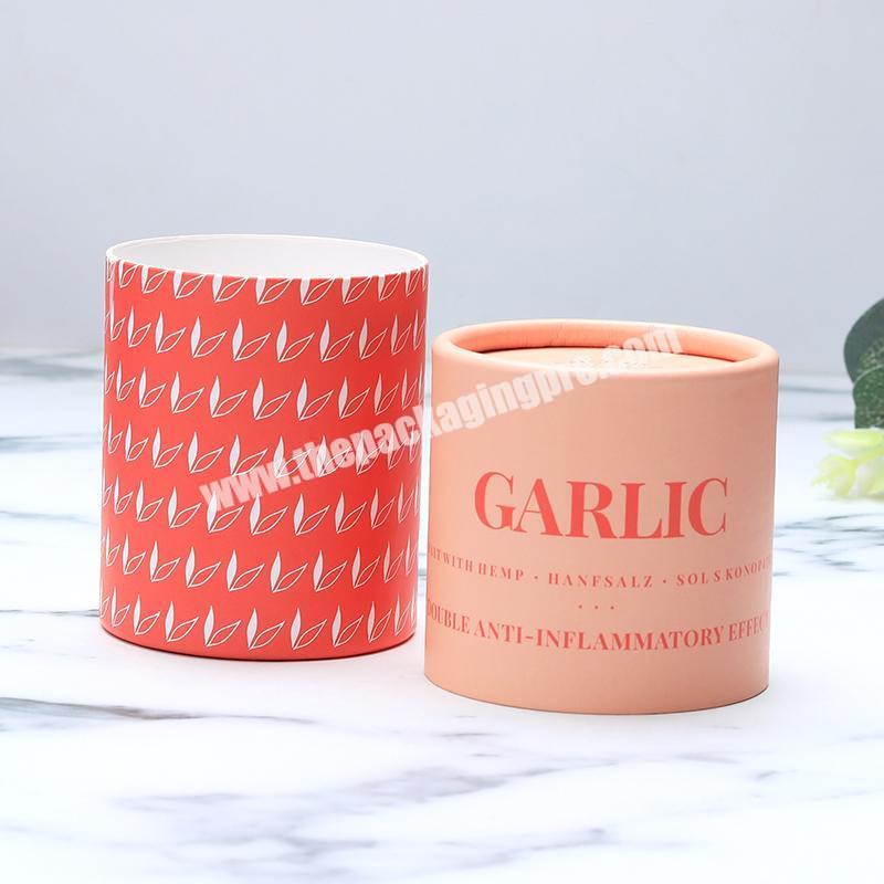 China Supplier Cylinder Customized Printing Recyclable Kraft Paper Tube Packaging for blush