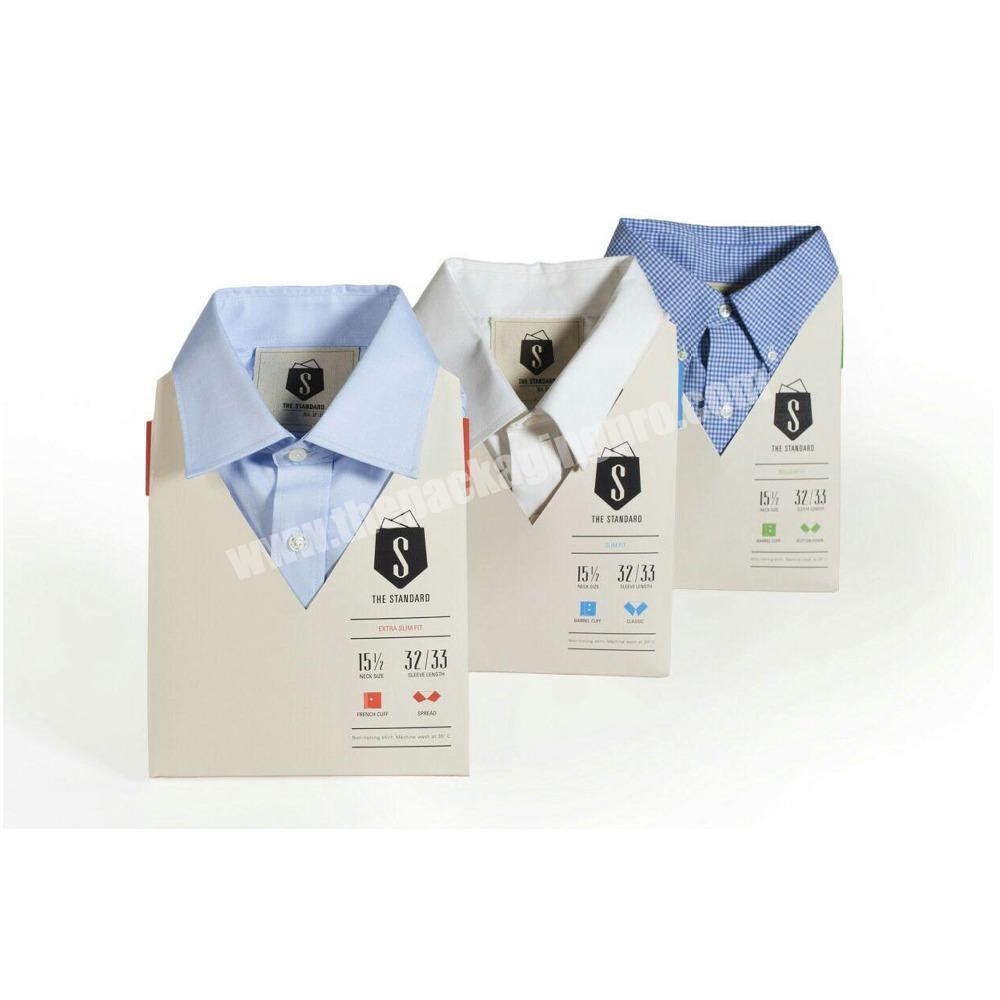 Custom Various Type Cardboard Business Style Shirt Packaging With Your Own Logo