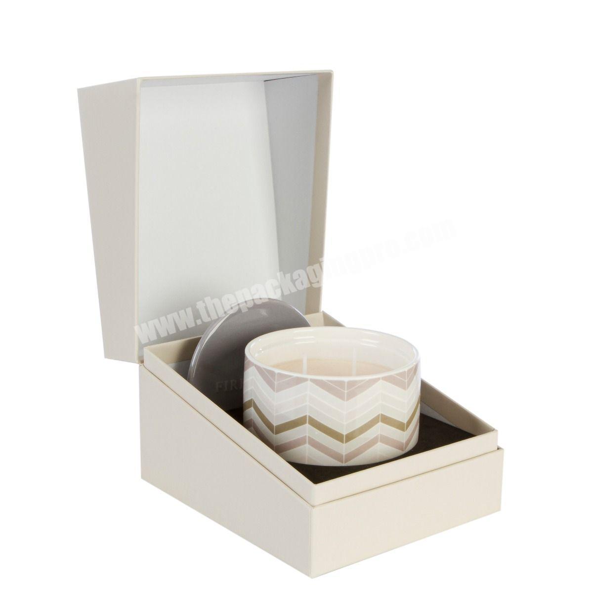 Custom White Made Mini Small Candles Box