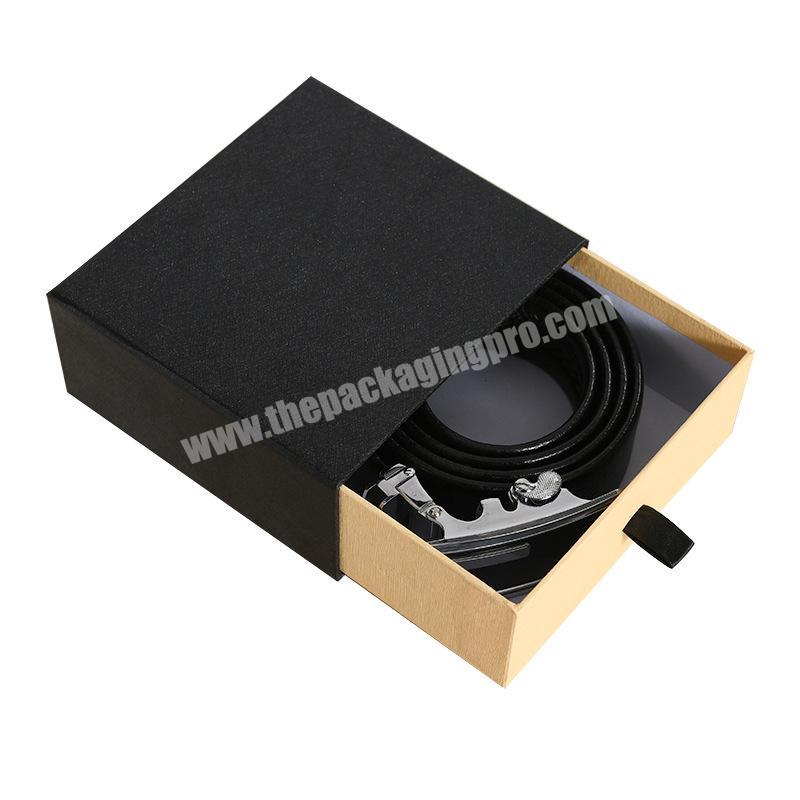Custom Wholesale Black Cardboard Box Kraft Drawer Gift Boxes