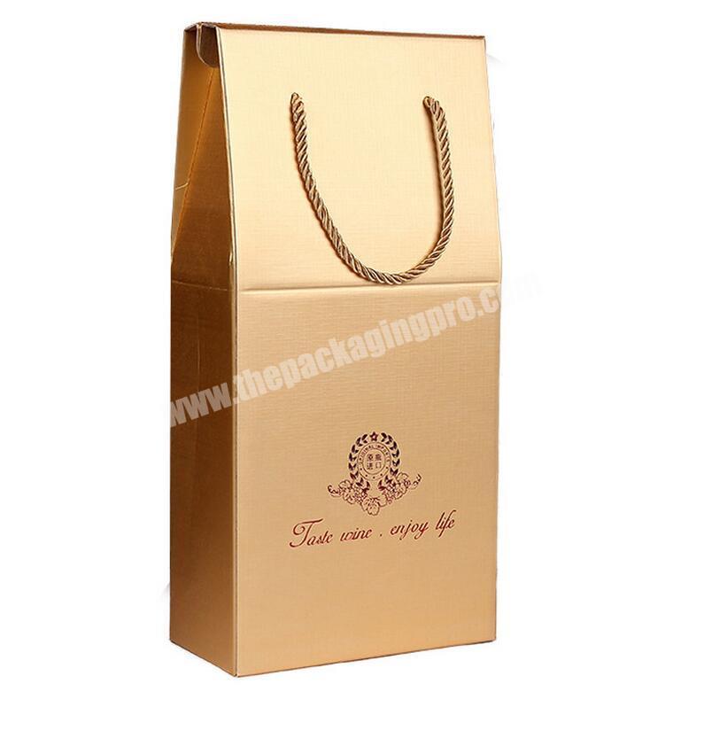 Custom Wholesale Printed  Corrugated Wine Gift Box for Packaging