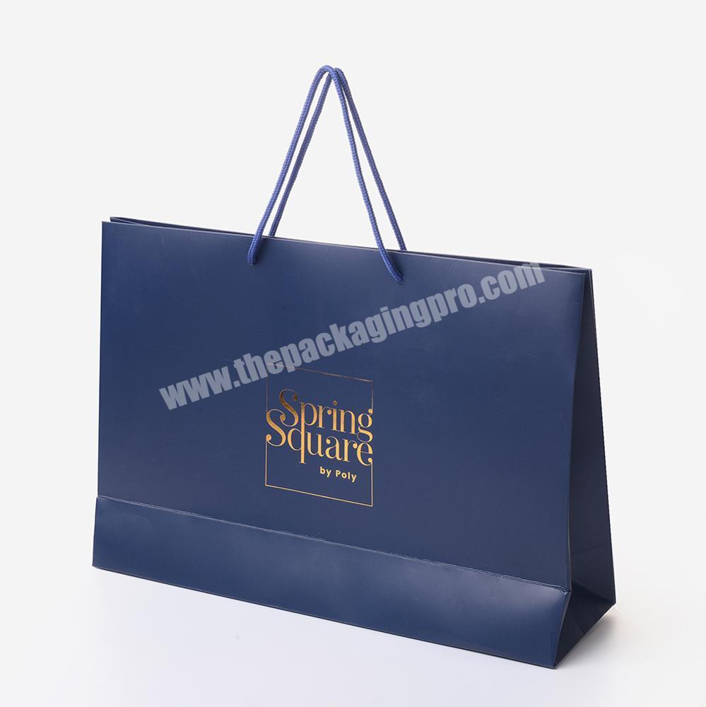 Custom Your Own Logo Gift Clothing Cosmetics Packaging Paper Shopping Bags