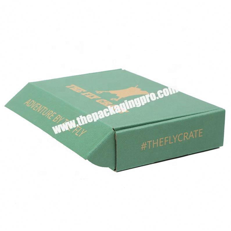 High quality brown paper box magnetic powder box with uv logo