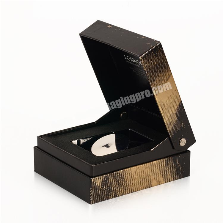 Custom cardboard hinged boxes sublimation gift paper box