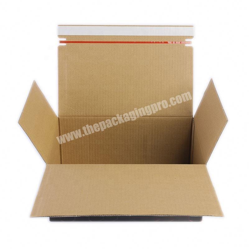Custom printed cardboard corrugated folding packaging gift shipping paper box