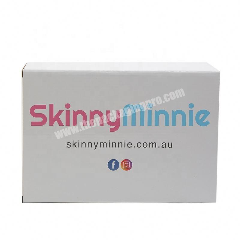 Elegant wholesale custom print inside recycled product packaging paper box with printing