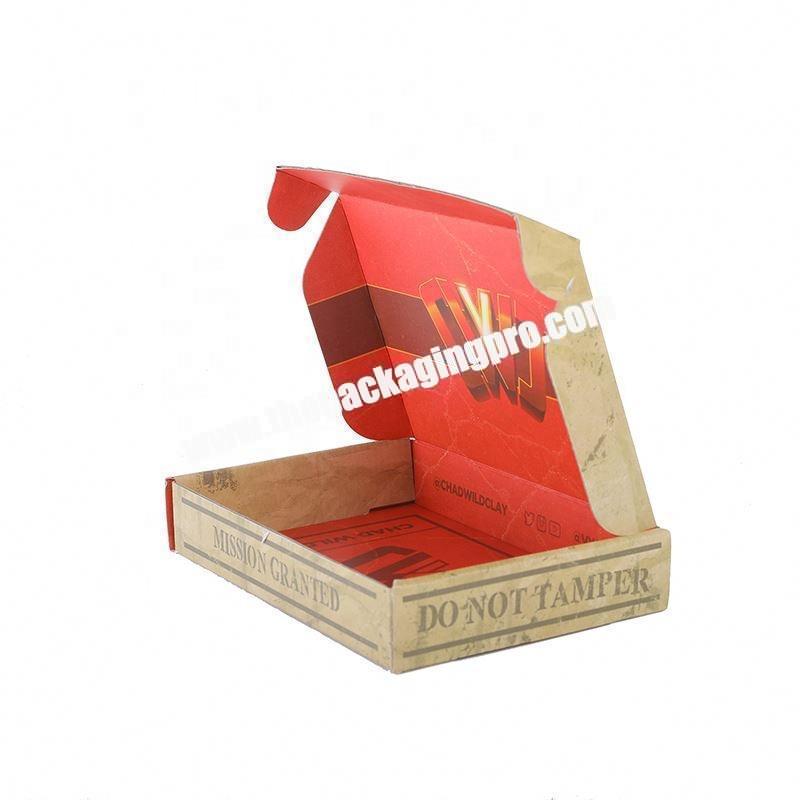 Different size 5ply BC flute Corrugated oil painting packaging box