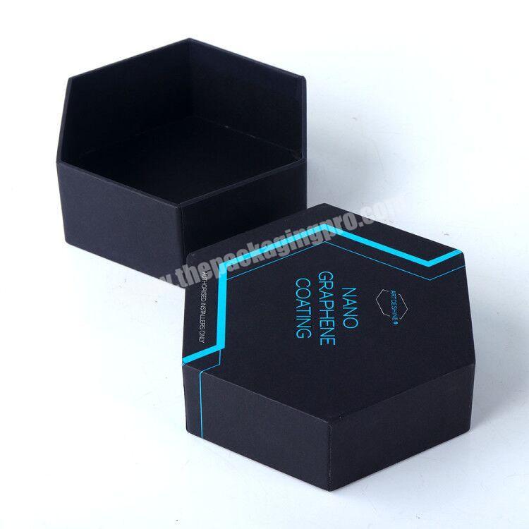 Custom design high quality hexagon jewelry box ring necklace bracelet cardboard gift box packaging