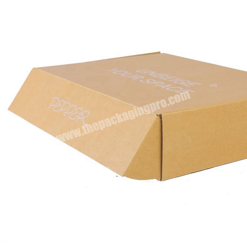 Custom print black folding paper packaging box