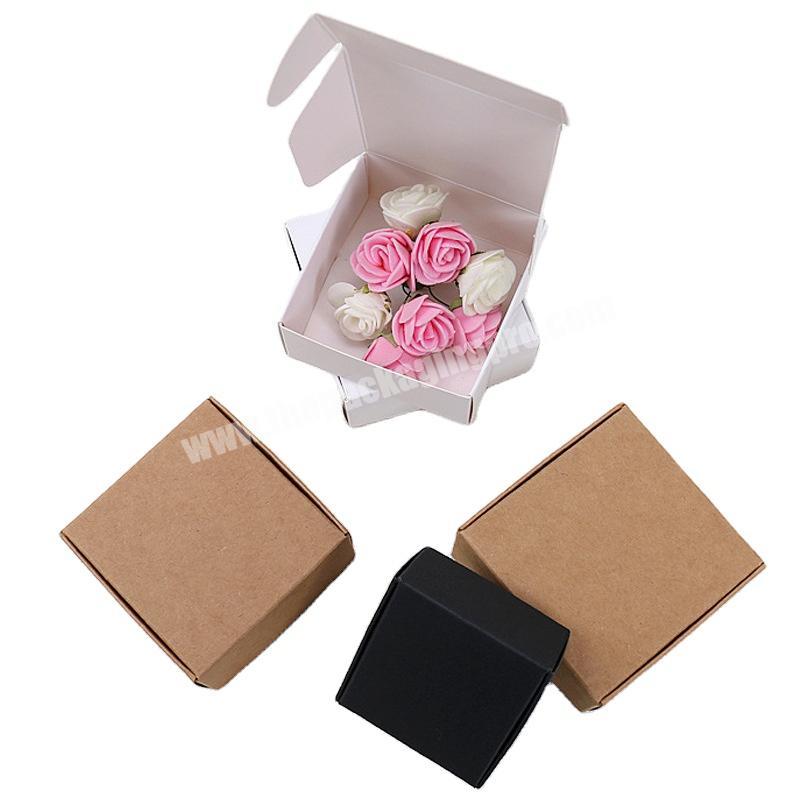 Custom kraft paper vintage gift box trinket box  cosmetic gift set