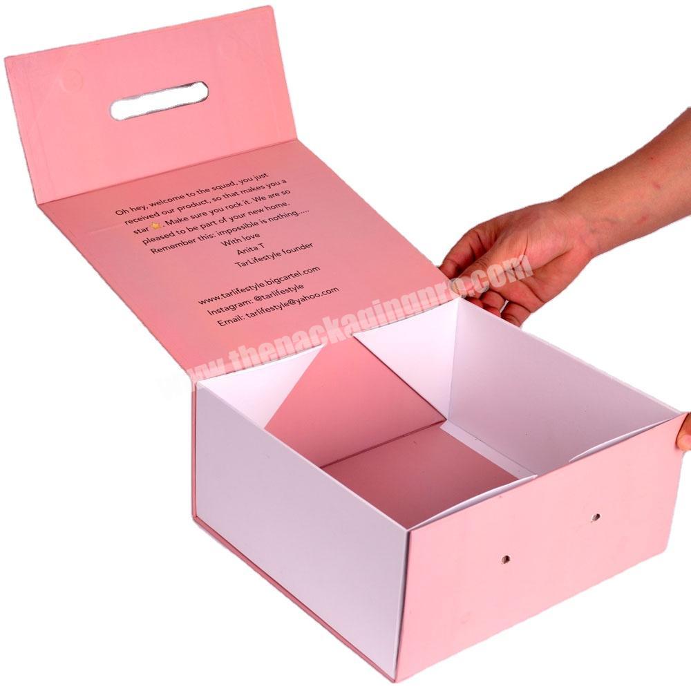 Custom logo Gift Box Packaging luxury Foldable Gift Box