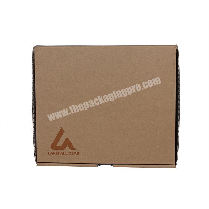 Custom logo black paper box package packaging airplane folding brown paper box