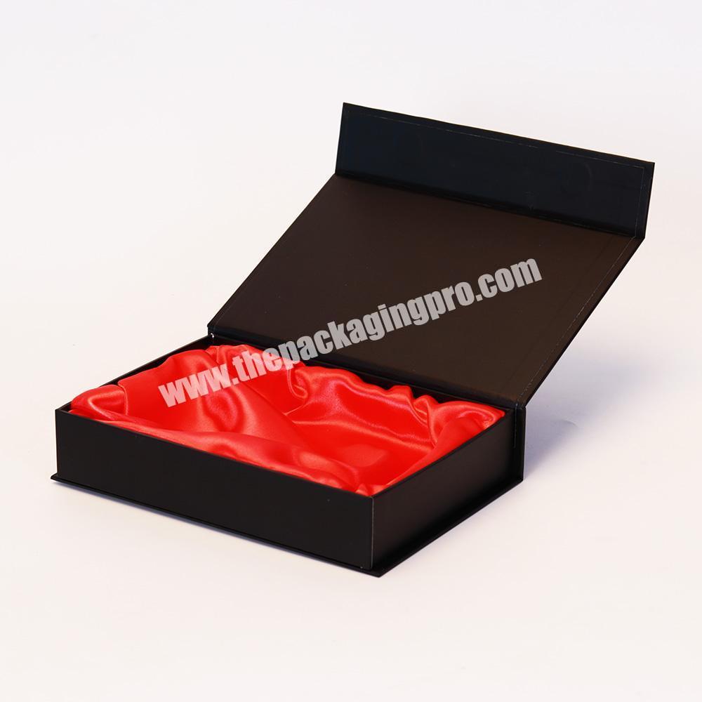 Custom logo cardboard hair packaging boxes for wigs bundles black luxury hair extention boxes paper packaging