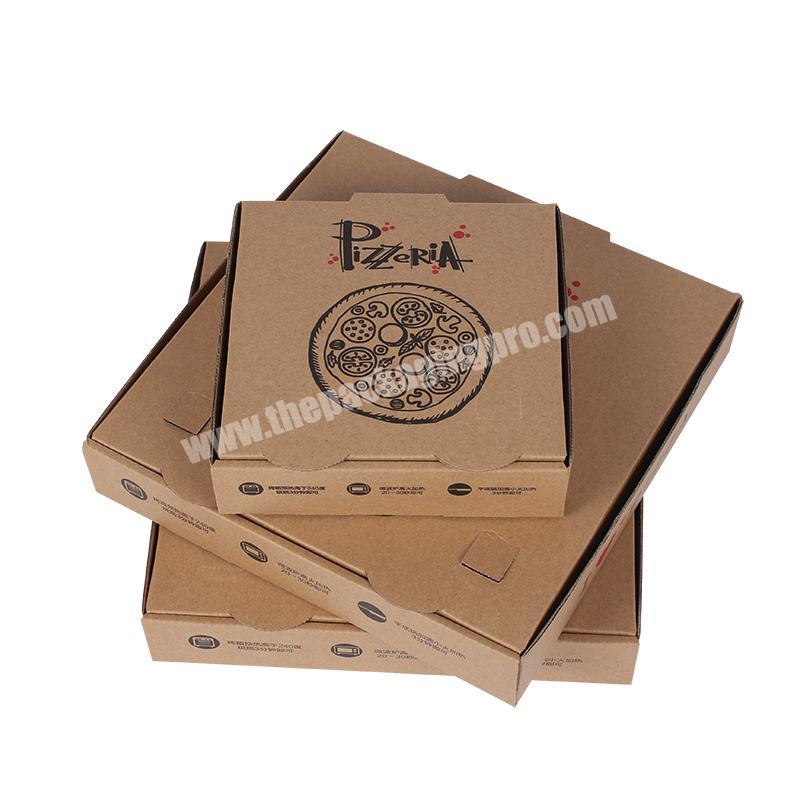 Custom logo corrugated 16inch cheap Pizza box food box packaging wholesale custom printed box with logo