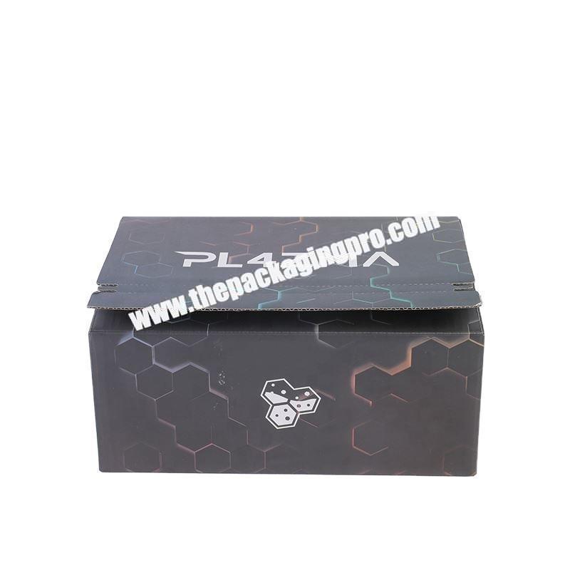 Luxury gold stamping rigid cardboard cosmetic gift set packaging box