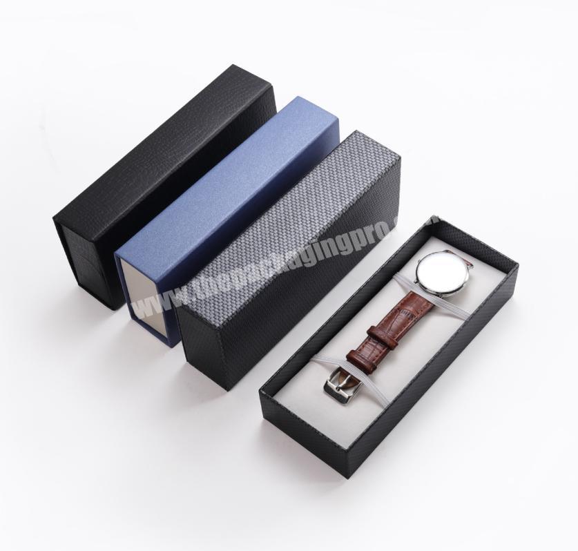 Custom logo luxury gift paper packaging watch box
