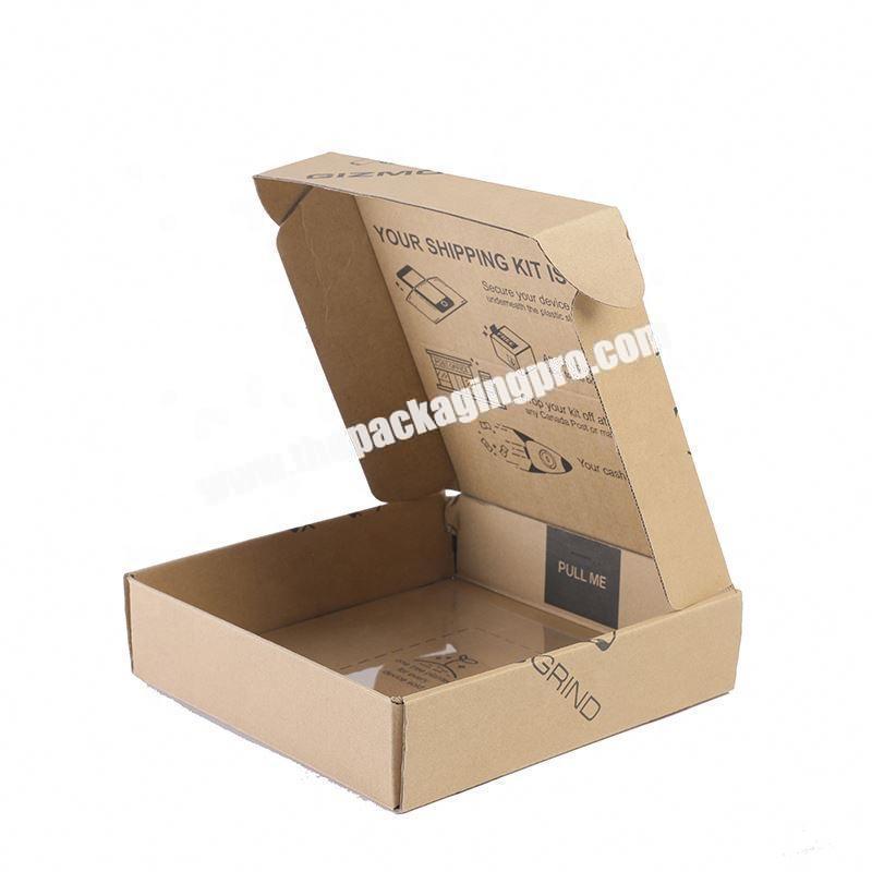 Custom hair dyes products storage paper glossy packaging brown box supplies