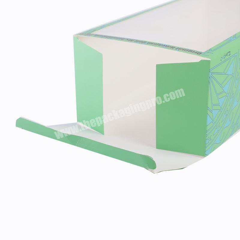 Custom logo print design pink paper T-shirt clothing packaging box