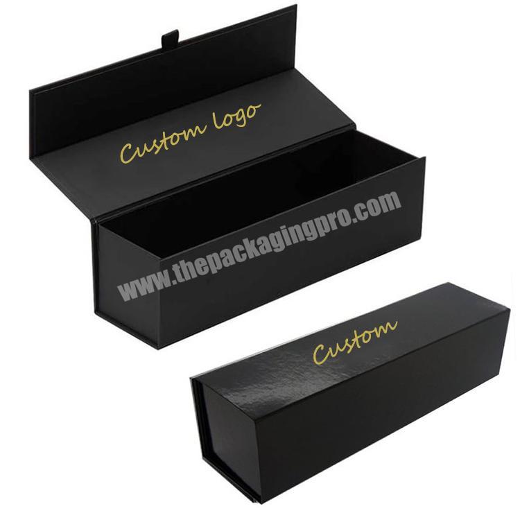 Custom logo printed Whiskey cocktail magnetic wine packaging boxes for wine