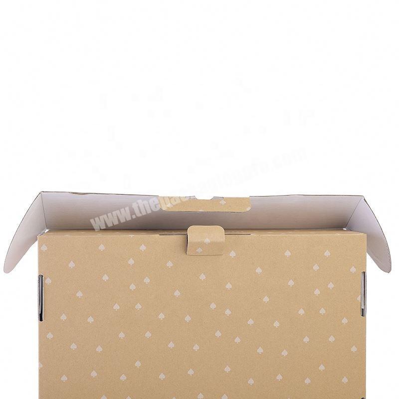 Wholesale custom color printed rigid gift cardboard paper packaging box for kid toy storage