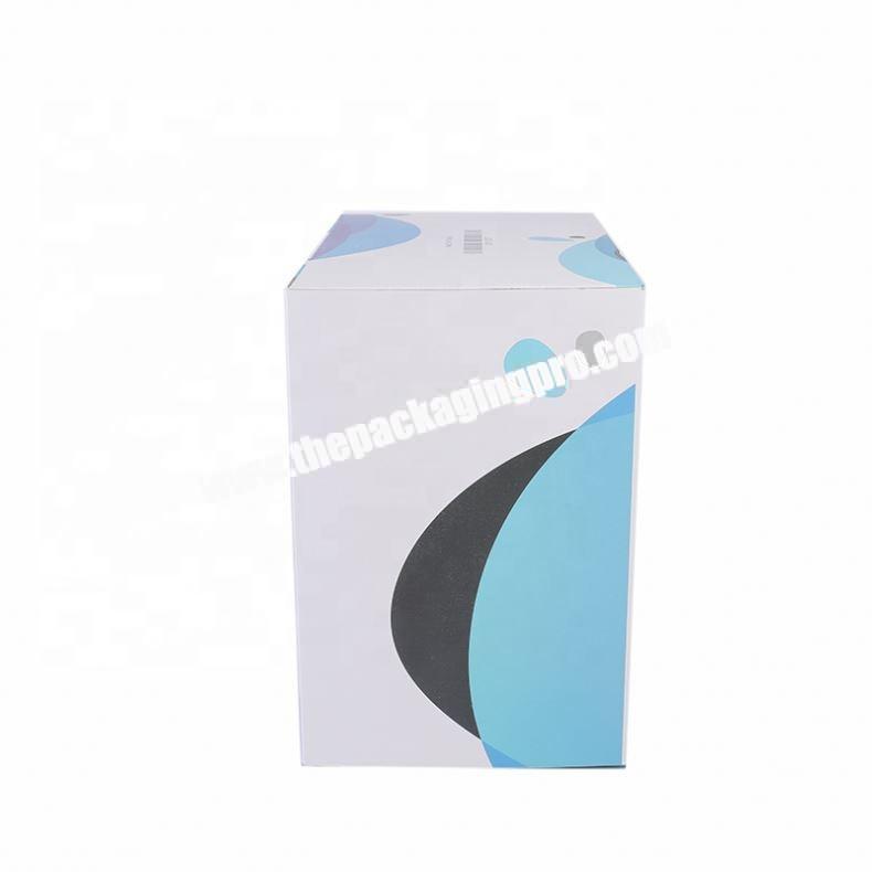 custom logo printed gloss lamination cosmetic paper box