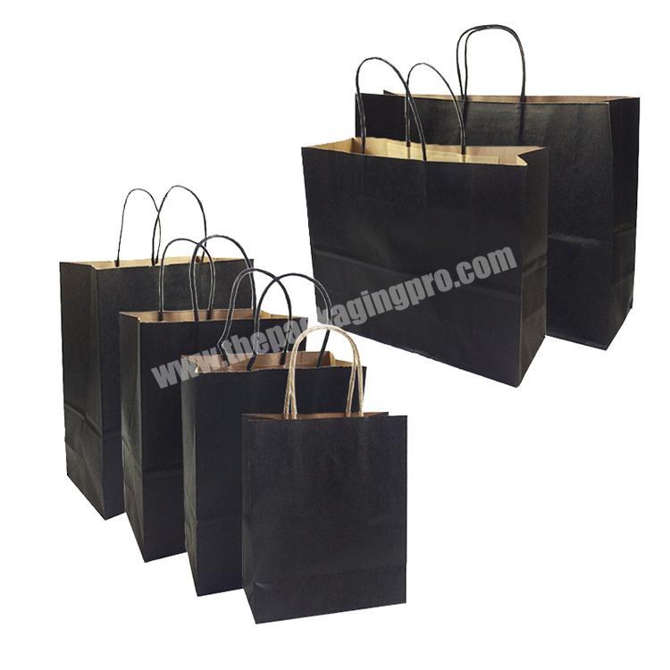 Custom luxury custom print logo kraft shopping paper bag