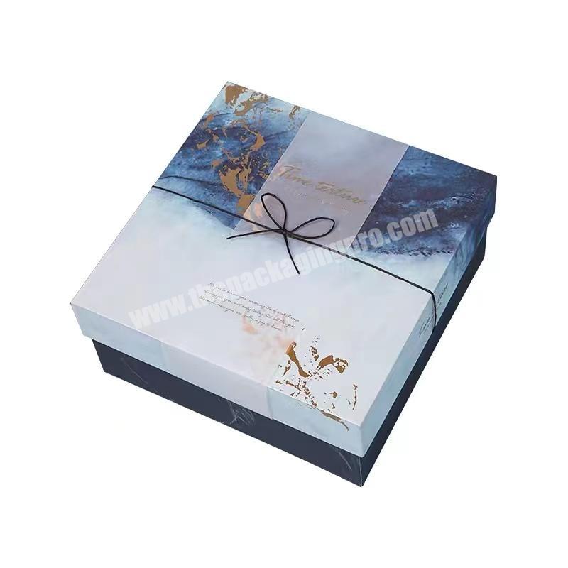 Custom luxury white cardboard paper box for cosmetics packaging box eco friendly packaging box gift packaging
