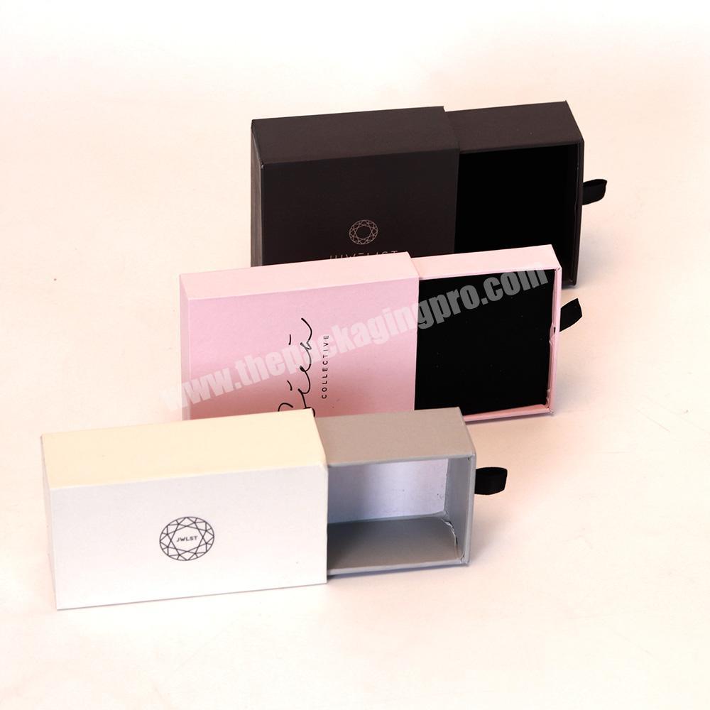 Custom made matchbox style gift box empty fancy paper gift packaging boxes