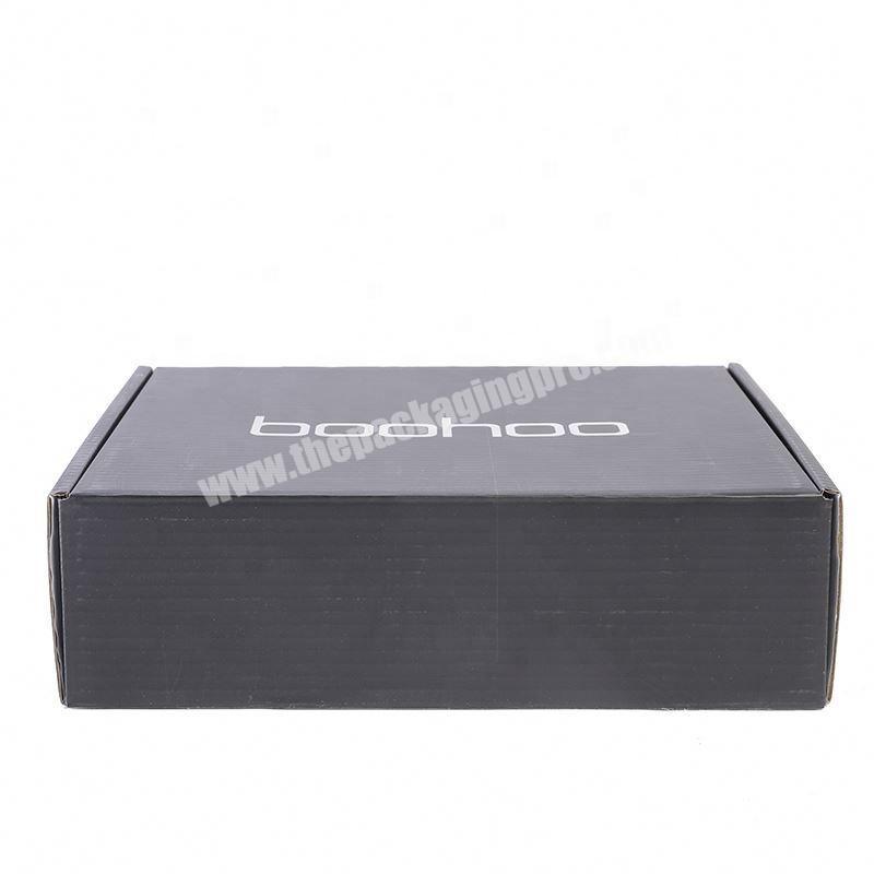 high quality corrugated shipping box for apparel packaging with private logo